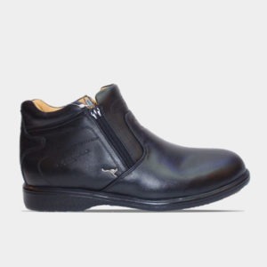 Kangaroo Original Genuine Cow Leather Men Formal Slip On Shoes 9392-A1-Black